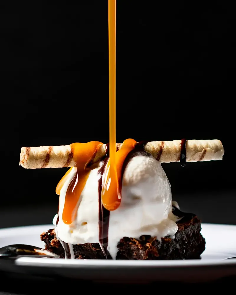 Desserts im Café und Restaurant Am Treptower Tor